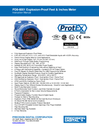 Thumbnail of document Manual - PD8-6001 ProtEX-MAX Explosion-Proof Feet & Inches Level Meter